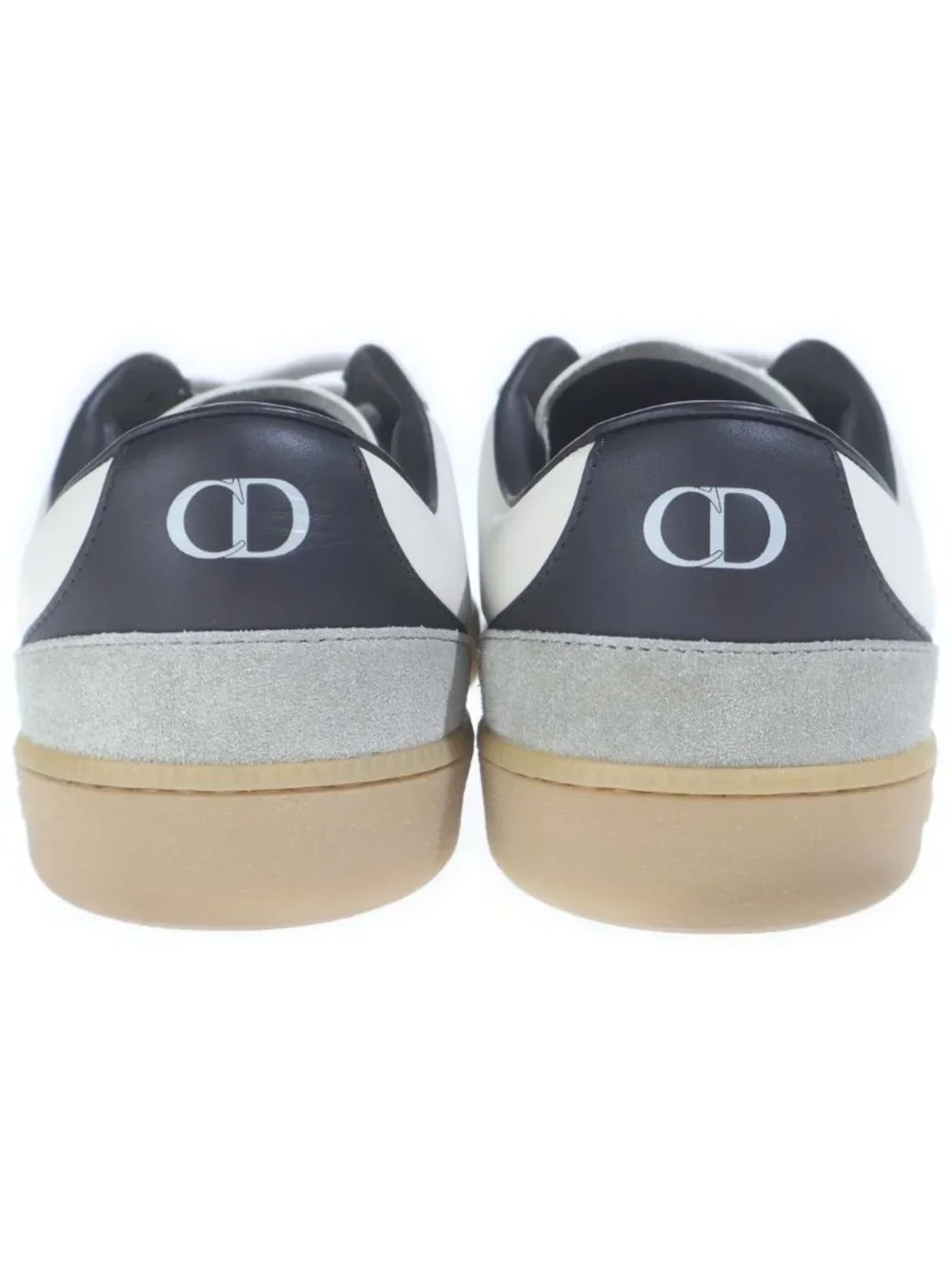 Dior Match Point Suede Replacement Low-Cut Sneakers White Gray Black